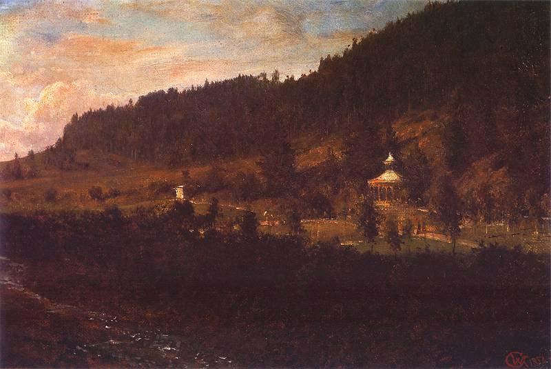 Wojciech Gerson Mountain-foot scenery. oil painting picture